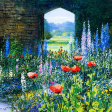 Схема вышивки «Открытая дверь.»