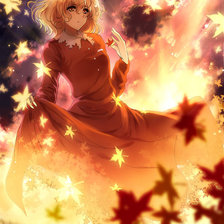 Схема вышивки «Девушка»