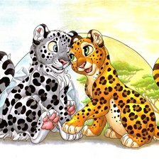 Схема вышивки «Парды»