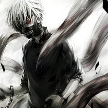 Схема вышивки «Kaneki ken//Tokyo Goul»
