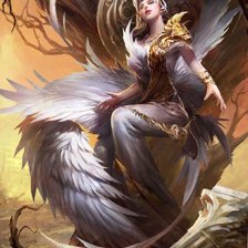 Схема вышивки «Девушка»