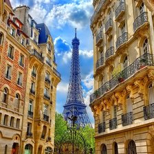 Схема вышивки «Париж 1»