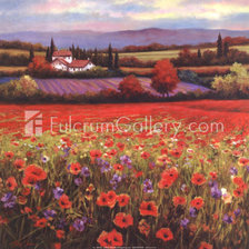 Схема вышивки «маковое поле»