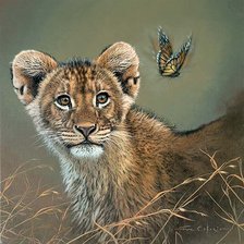 Схема вышивки «Львёнок»