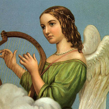 Схема вышивки «Ангел»