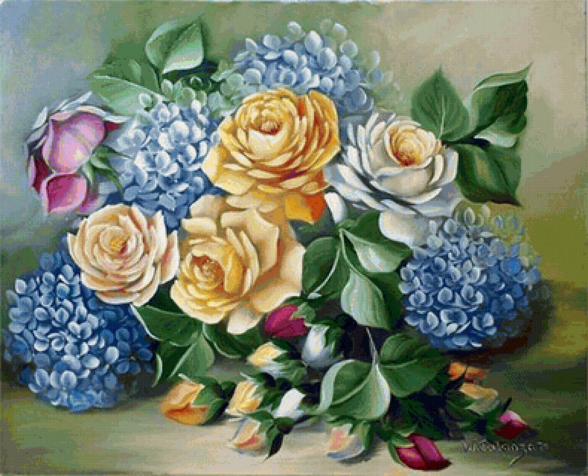 hortenzie,ruže - предпросмотр