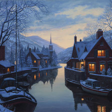 Схема вышивки «дома»