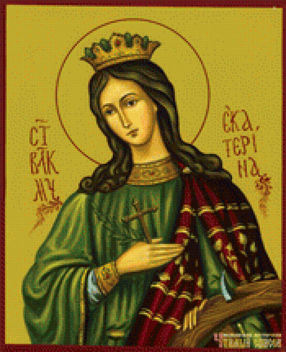 икона святая великомученица Екатерина - святая, икона, екатерина - предпросмотр