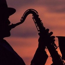 Схема вышивки «саксфон»