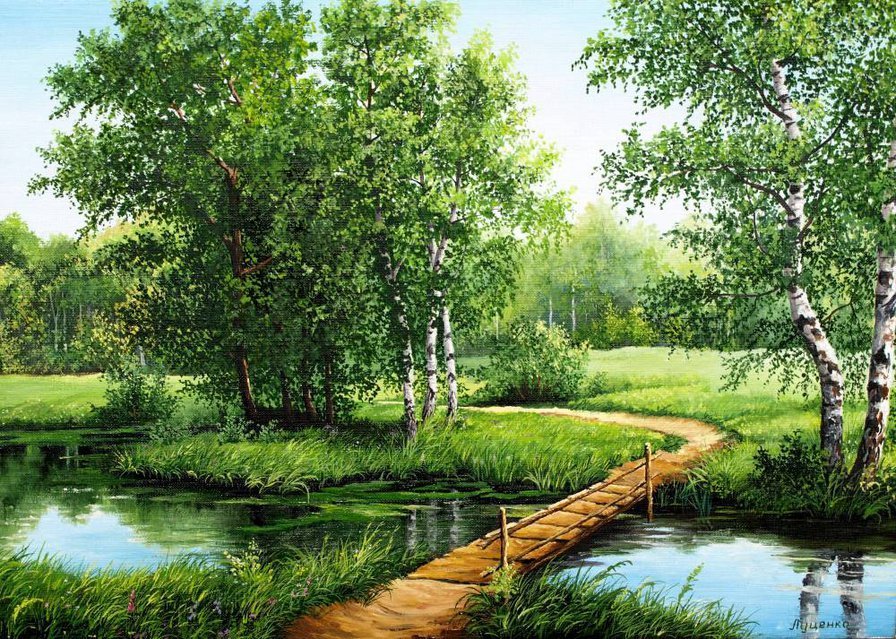 Березы - оригинал