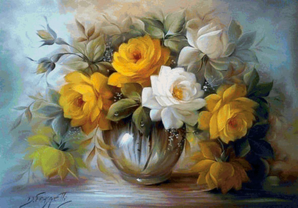 žlté,biele ruže - предпросмотр