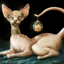 Схема вышивки «Сфинкс»