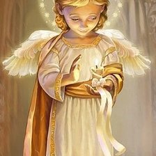 Схема вышивки «ангелочек»