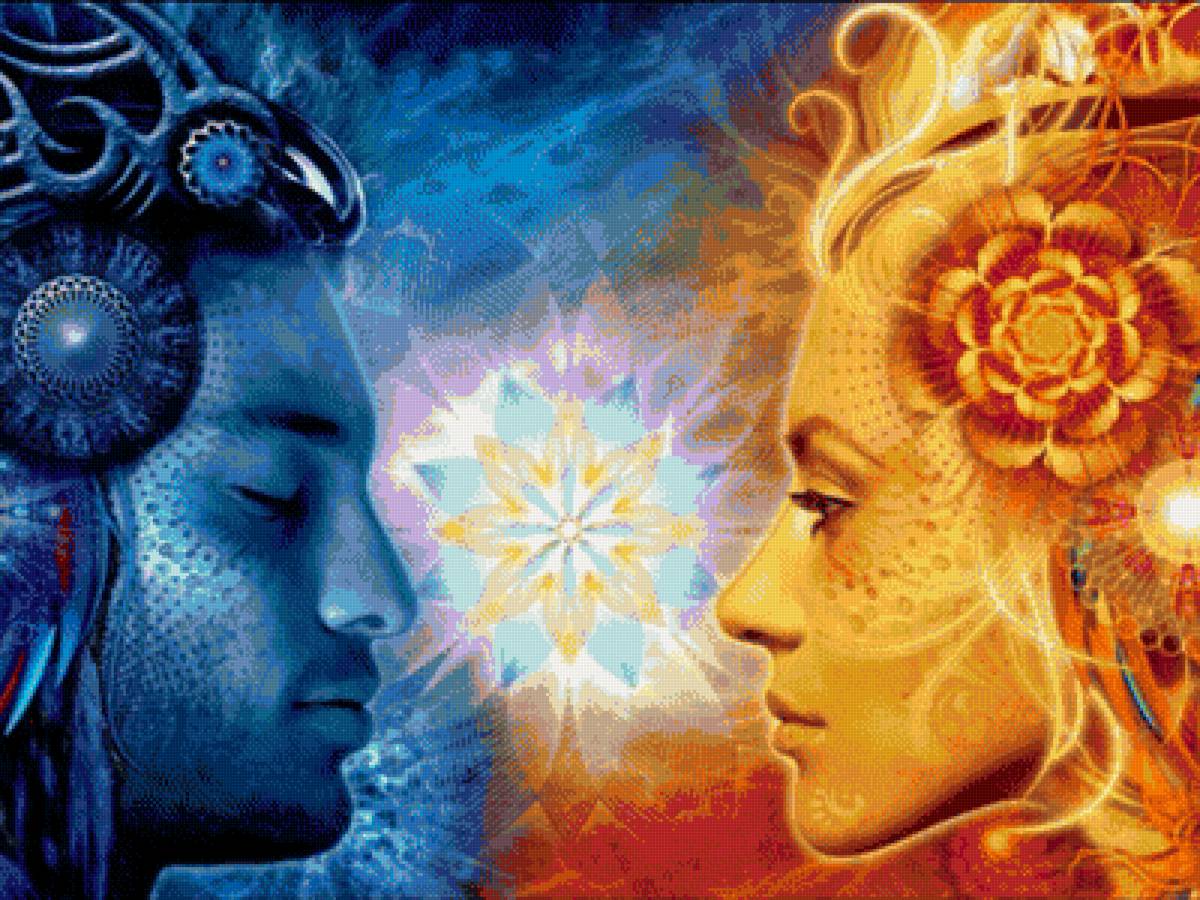 Кармический союз - мужчина, женщина, пара - предпросмотр