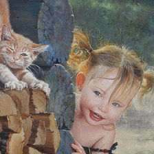 Схема вышивки «озорница»