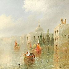 Схема вышивки «Худ. James Salt. Венеция.»