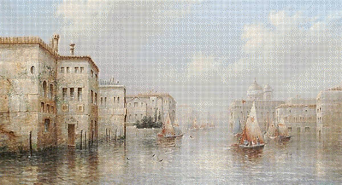 Худ. James Salt. Венеция. - венеция, пейзаж, живопись. - предпросмотр