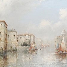 Схема вышивки «Худ. James Salt. Венеция.»