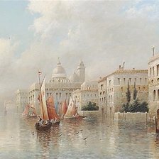 Схема вышивки «Худ. James Salt. Венеция.»