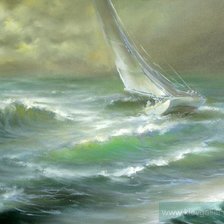 Схема вышивки «Покоряя волны Лаптева Виктория»