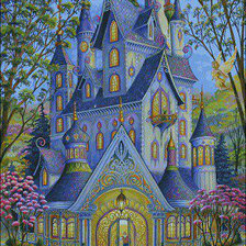 Схема вышивки «дом весна»