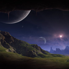 восход луны