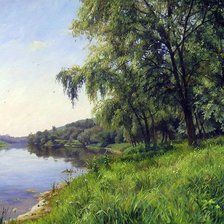 Схема вышивки «пейзаж»