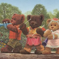 Схема вышивки «музыканты»