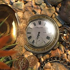 Схема вышивки «постоянство времени»