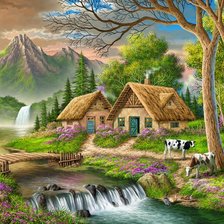 Схема вышивки «перед грозой»