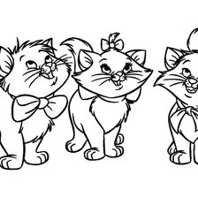 Aristocats,  черно-белое