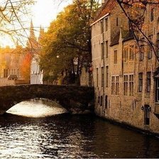 Схема вышивки «дом. мост»