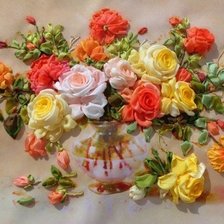 Схема вышивки «цветы»