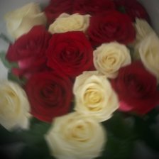 Схема вышивки «белое-красное»