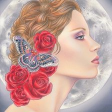 Схема вышивки «моя прекрасная Леди»