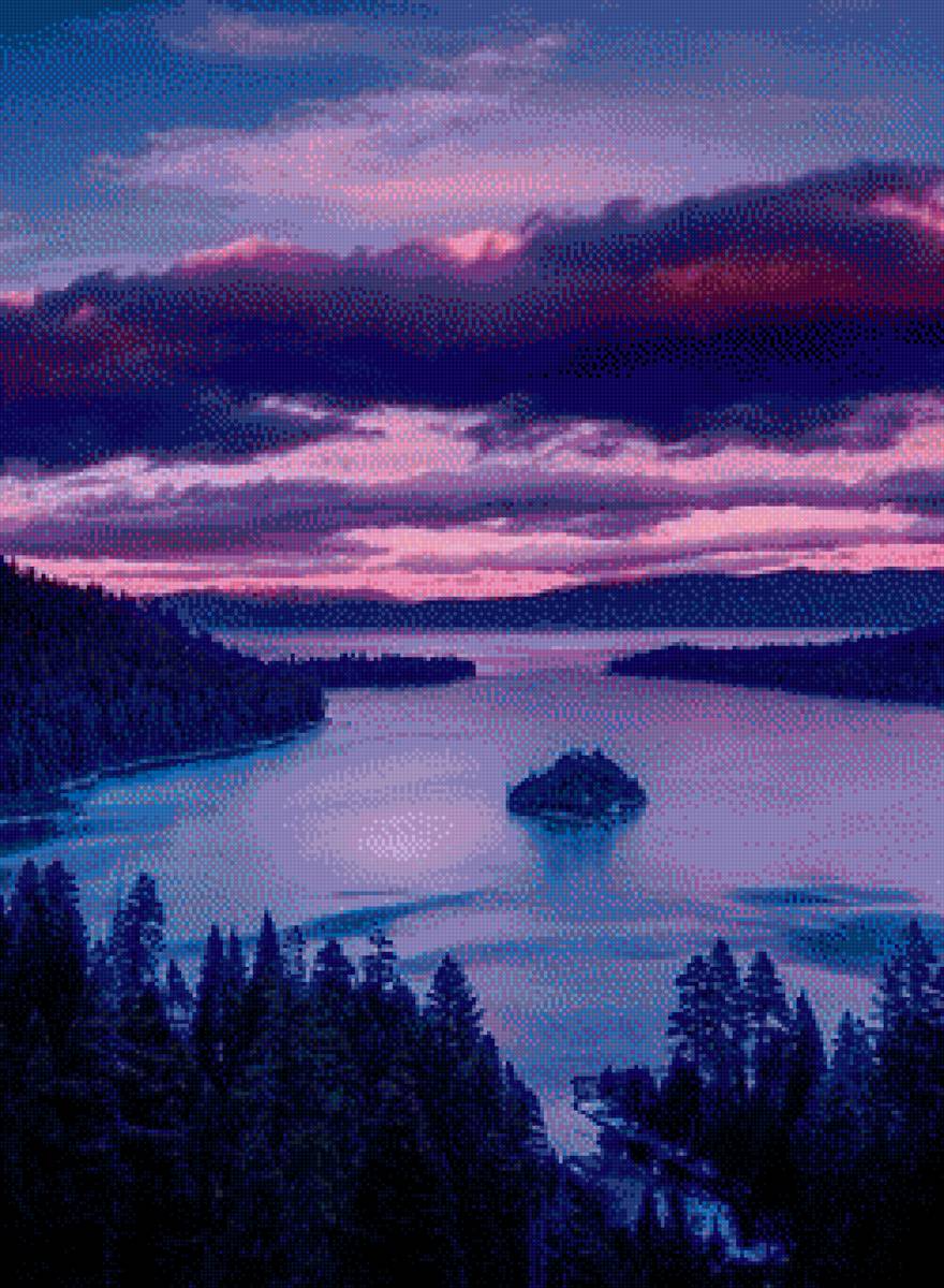 закат - природа, закат, море - предпросмотр