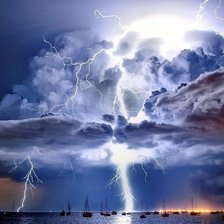 Схема вышивки «гнев природы»