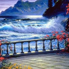 Схема вышивки «El mar»