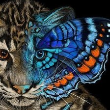 Схема вышивки «Снежный барс»