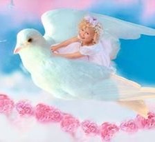 Схема вышивки «ангел»