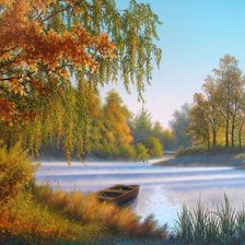 Схема вышивки «пейзаж»