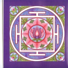 Схема вышивки «Мандала "Бесконечно женское начало"»