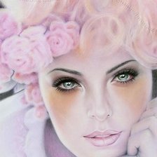 Схема вышивки «женщина»