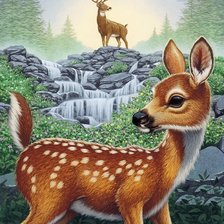 Схема вышивки «мир животных»