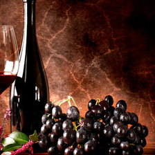 Схема вышивки «Вино»