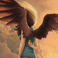 Схема вышивки «Ангел»