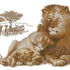 Схема вышивки «семья»