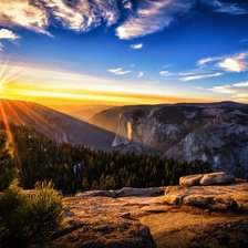 Схема вышивки «пейзаж»