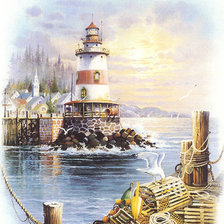 Схема вышивки «маяк»