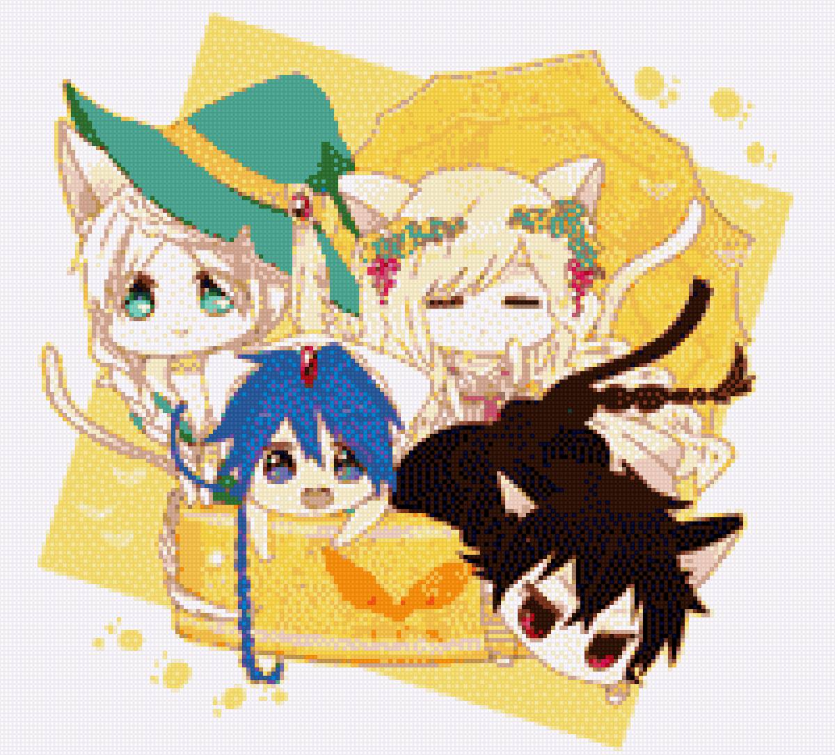 Маги-чибики - маги аниме чибики - предпросмотр